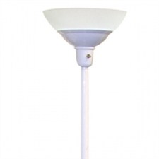 MaxLite White Torchiere Lamp